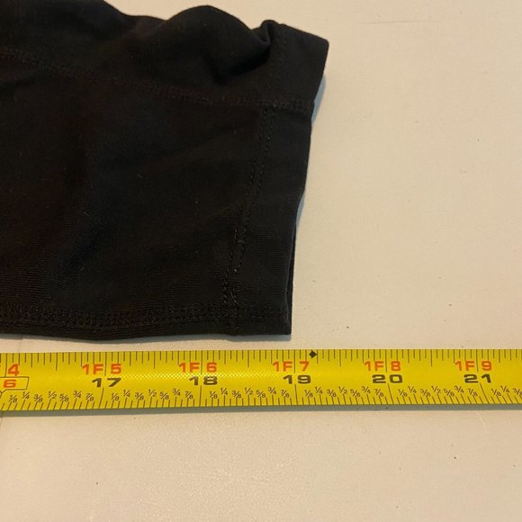 Athleta Capri Leggings Womens S Solid Black Stretch Elastic Hem Athletic Workout - Picture 6 of 7
